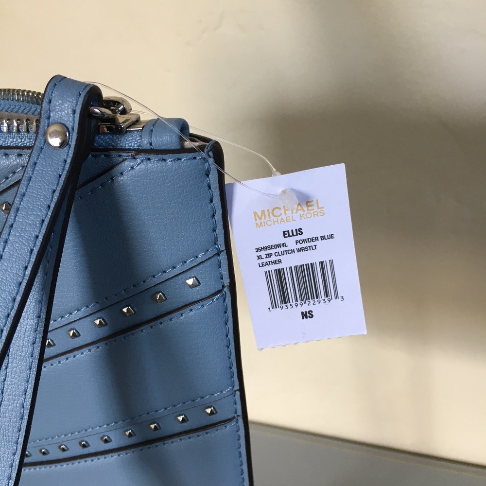 Michael Kors NEW Ellis Studded Clutch - Picture 5 of 7
